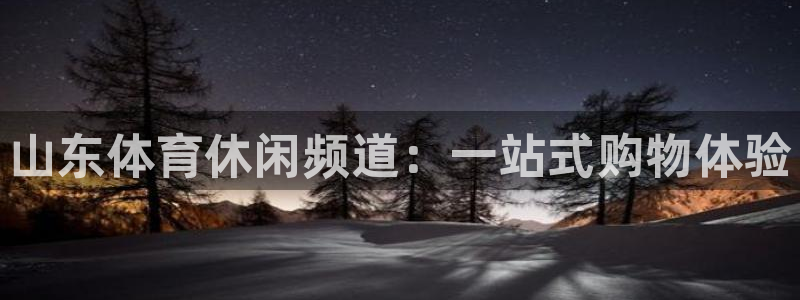 山东体育休闲频道：一站式购物体验