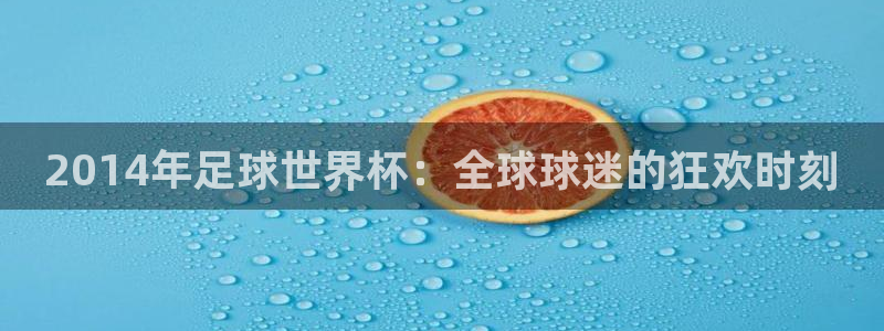 2014年足球世界杯：全球球迷的狂欢时刻