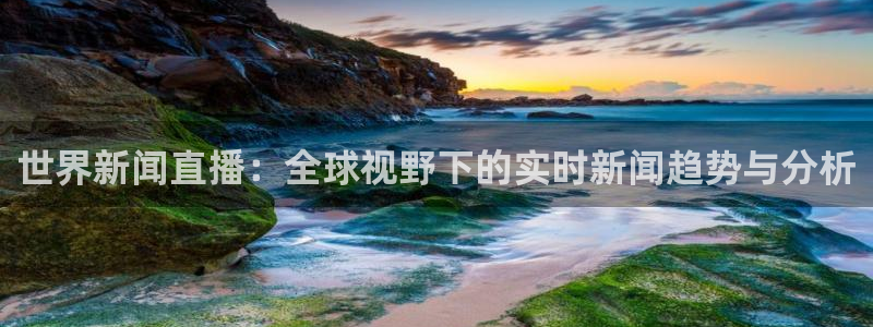世界新闻直播：全球视野下的实时新闻趋势与分析