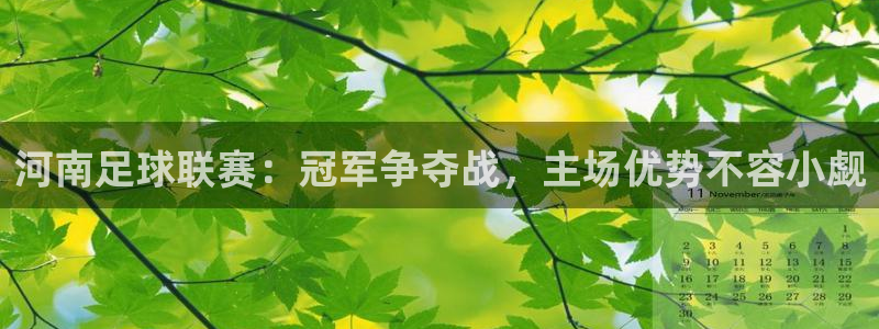 河南足球联赛：冠军争夺战，主场优势不容小觑